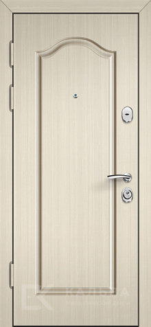 Фото №2 «Входная дверь шоколад с внутренней накладкой МДФ дуб белёный №514»